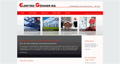 Desktop Screenshot of elektro-goenner.at